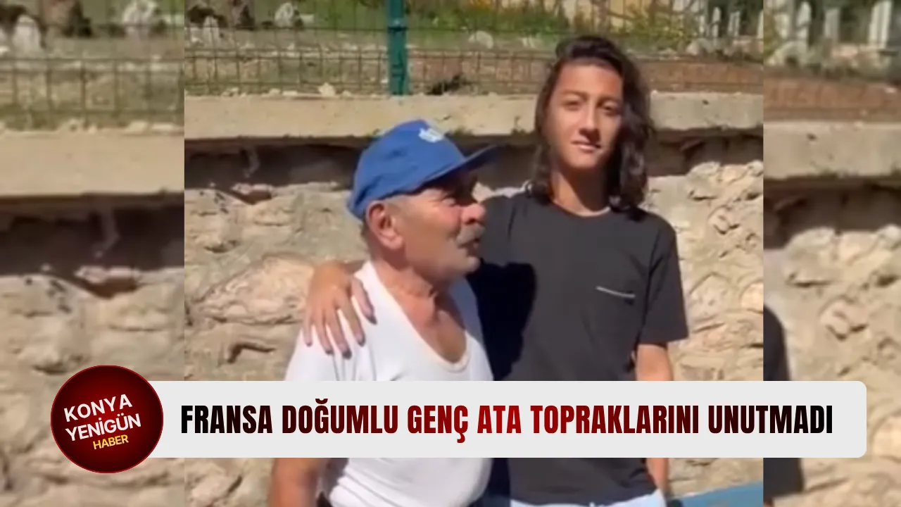 Fransa doğumlu gençten Taşkent Çetmi'ye vefa ziyareti
