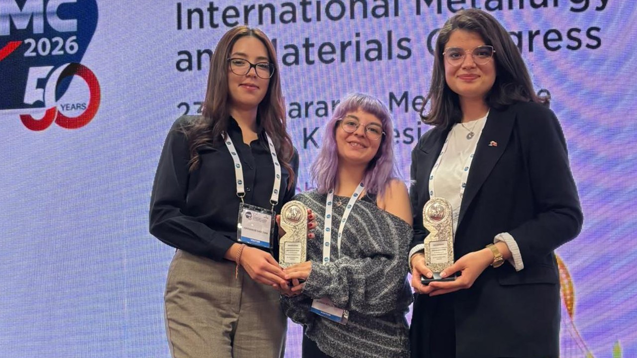 KTÜN öğrencilerine IMMC 2026'da çifte Genç Araştırmacı Ödülü