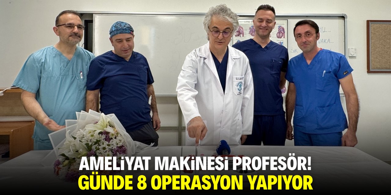 Prof. Dr. Niyazi Görmüş 30 yılda 26 bini aşkın ameliyata imza attı