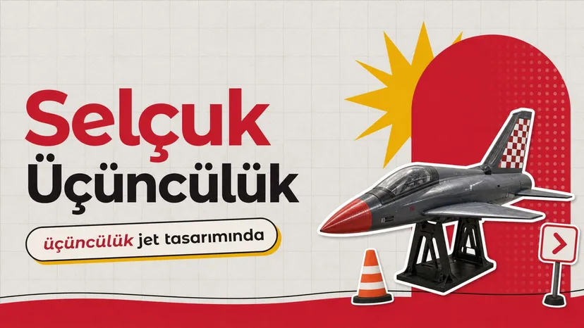 Selçuk Üniversitesi Makine Mühendisliği öğrencileri Kapsül Tulpar projesiyle Jet Motor Tasarım Yarışması'nda üçüncü oldu.