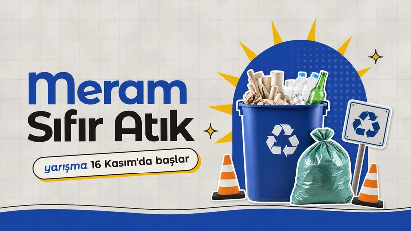 Meram’da ‘Sıfır Atık Yarışması’ 16 Kasım’da başlıyor haberi için üretilen kapak görseli