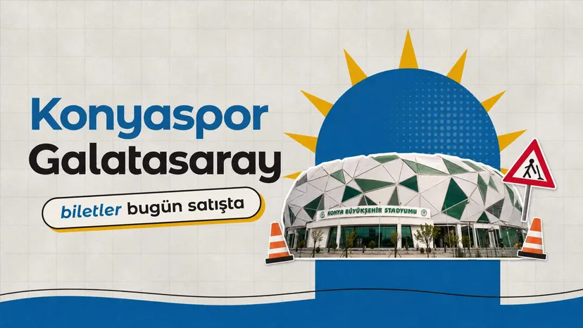Konyaspor, Galatasaray’ı Konya’da ağırlıyor: Biletler bugün satışa çıktı haberi için üretilen kapak görseli