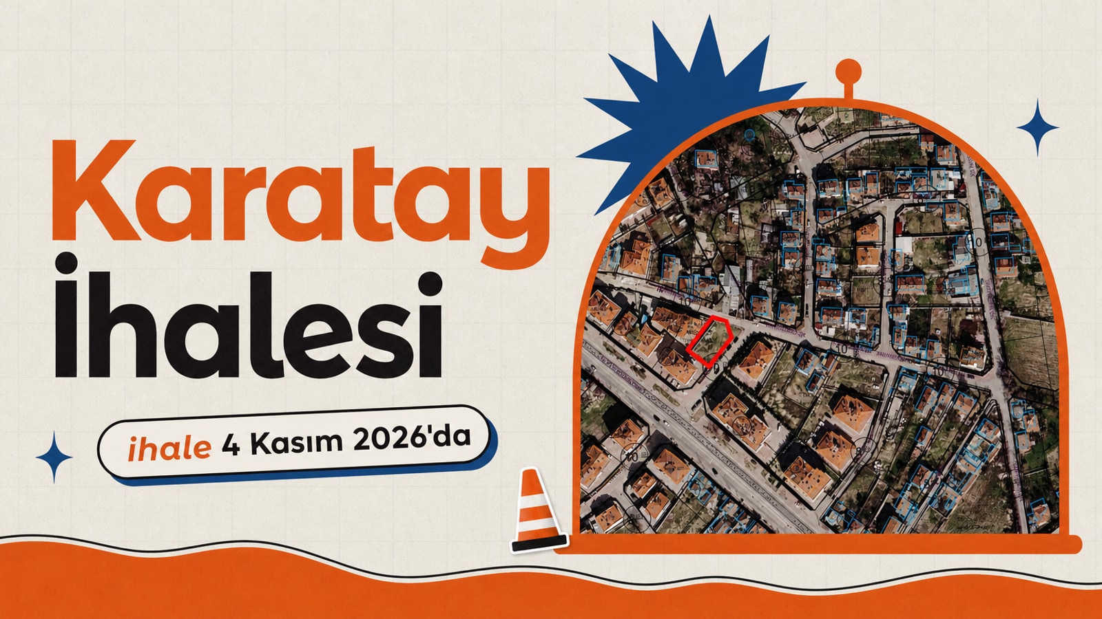 Karatay’da 19 taşınmaz 4 Kasım’da ihalede: 1,44 milyon TL’den başlıyor haberi için üretilen kapak görseli