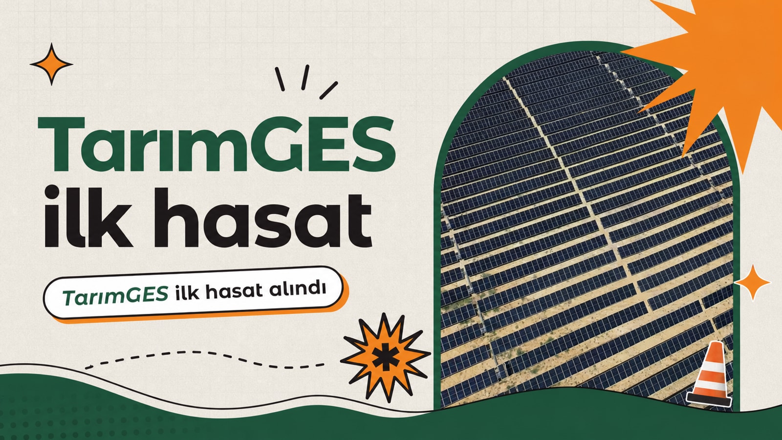 Konya Ovası’nda TarımGES: Aynı tarladan ürün ve elektrik haberi için üretilen kapak görseli