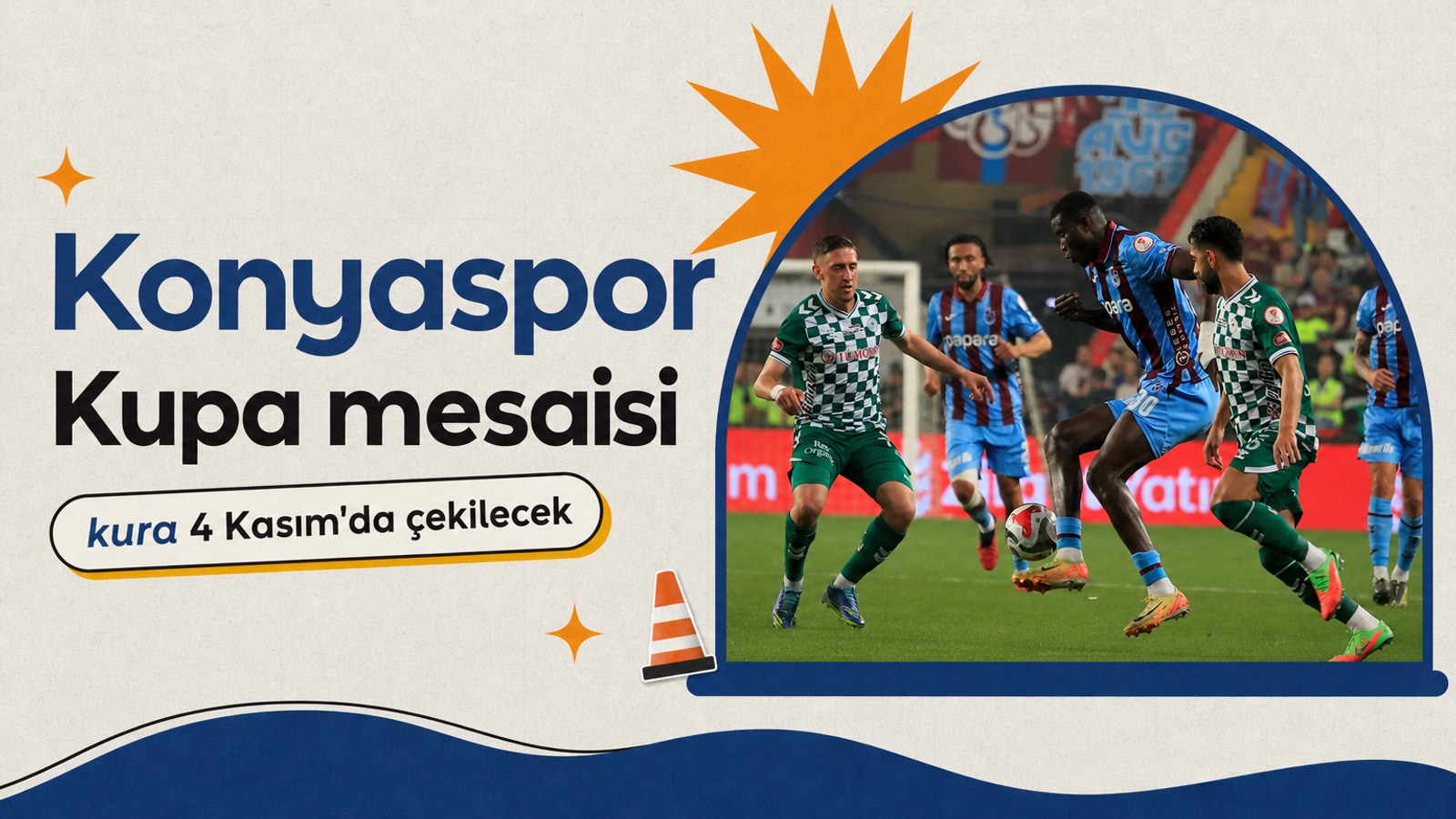 Konyaspor'un Ziraat Türkiye Kupası 4. eleme turu kura çekimini gösteriyor; 4 Kasım Çarşamba 14.00'te 54 takımla gerçekleşecek.