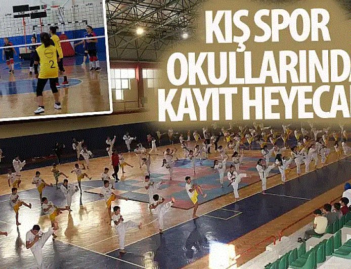 Konya Büyükşehir'in 28 İlçedeki Kış Spor Okullarında Kayıt Heyecanı